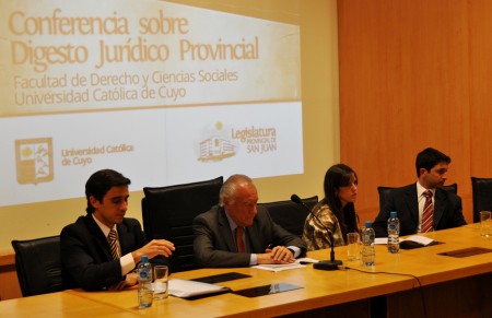 Ciclo de Conferencias sobre el Digesto Jurídico Provincial - Universidad Católica de Cuyo